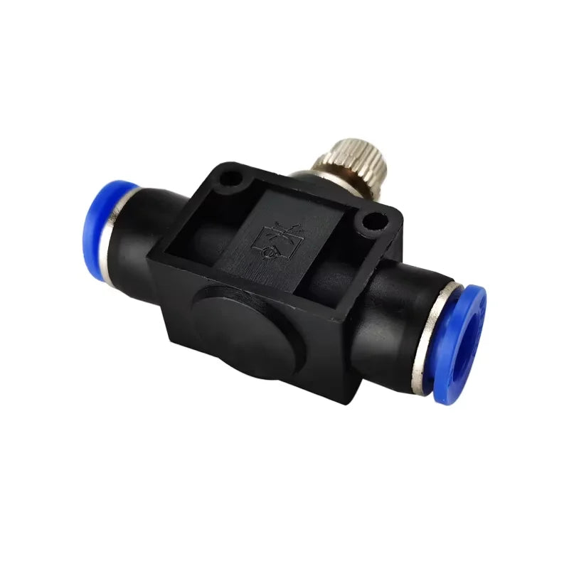 10PCS LSA Pneumatic Speed Control Valve – Air Flow Throttle Regulator 4–12mm
