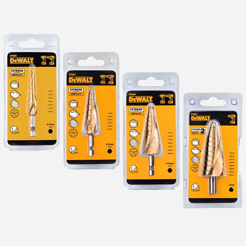 DEWALT DT5026 DT5027 DT5030 DT5031 Hole Enlarger Step Drill 1/4 Hex