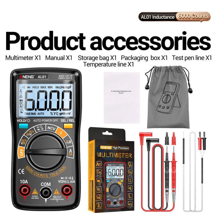 Inductance Digital Multimeter