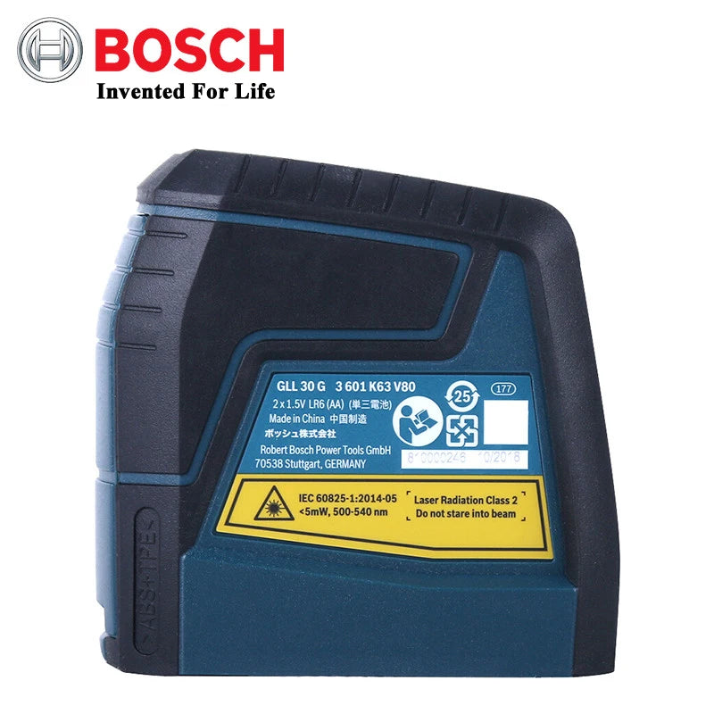 BOSCH Nivel Láser GLL30G Vertical Horizontal Luz Verde Alto 