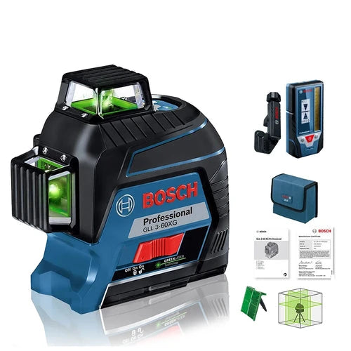 BOSCH 12 Lines Laser Level 360 Self Leveling Laser Level Green