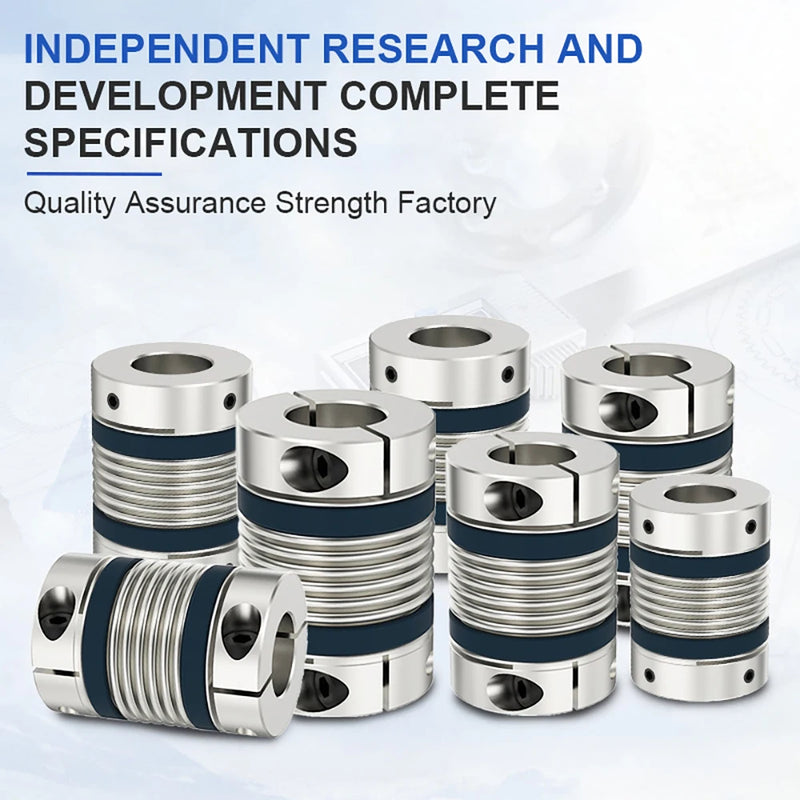 Acoplamiento de eje LB B D65L82 Acoplador de motor flexible de fuelle CNC 