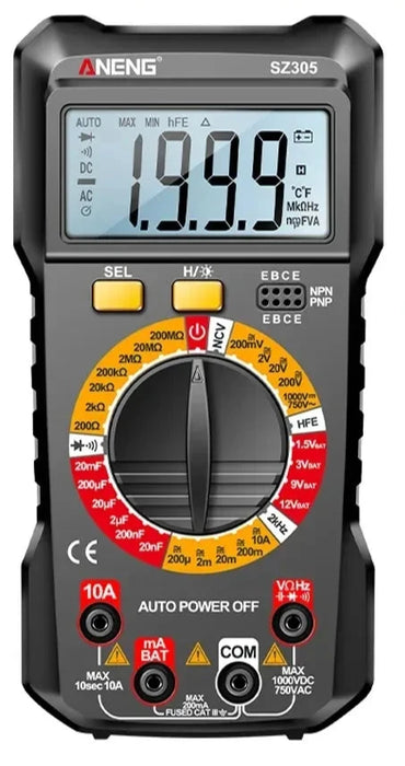 SZ305 Digital Multimeter - AC/DC Voltage