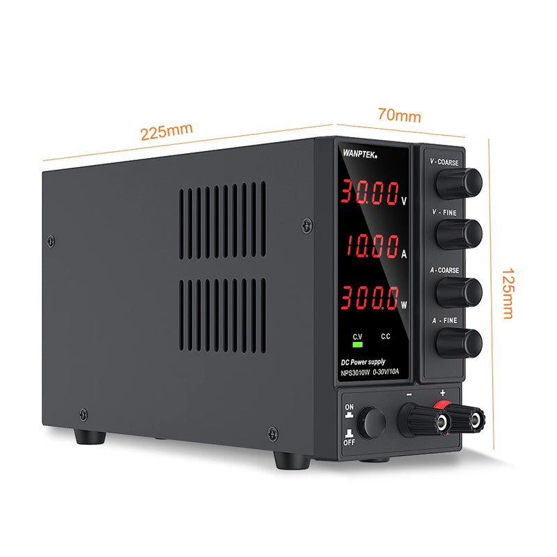Adjustable DC Bench Power Supply 30V–160V Encoder & Memory Control Lab Voltage Regulator (APS / WPS / NPS Series)