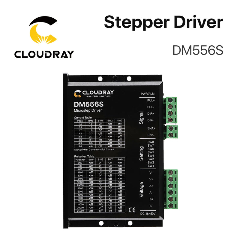 Cloudray NEMA 23 Stepper Motor Kit 3.0N.m 5.0A DM556S CNC