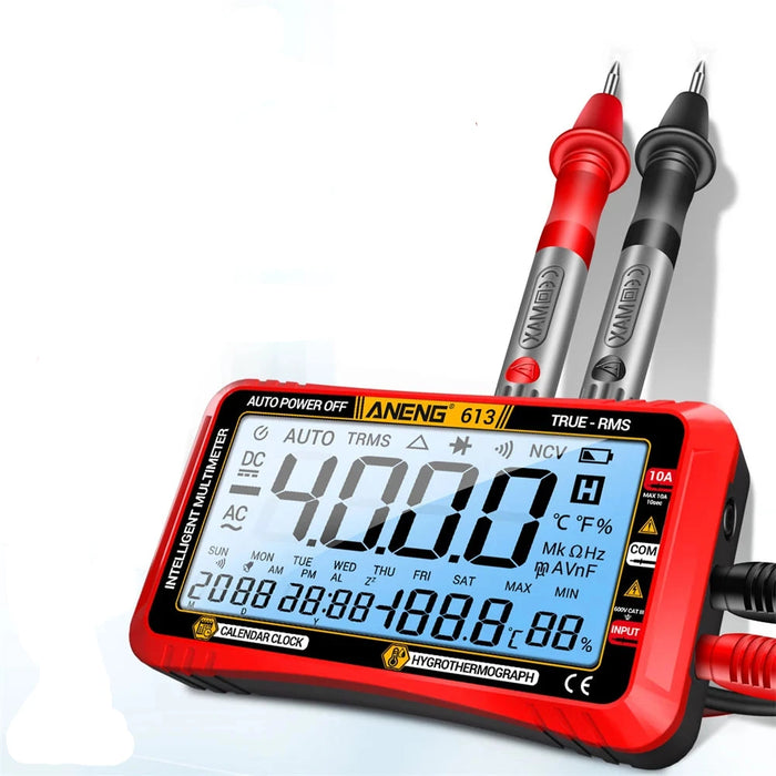 Smart Multimeter - 4000 Count Digital Tester for AC/DC Voltage, Current, Resistance, and More