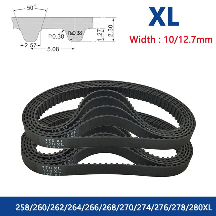 XL Timing Belt - 10mm & 12.7mm Width (655mm to 711mm)