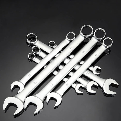 1Pcs Combination Metric Wrench Set 6-32mm Chrome Vanadium Opened Ring