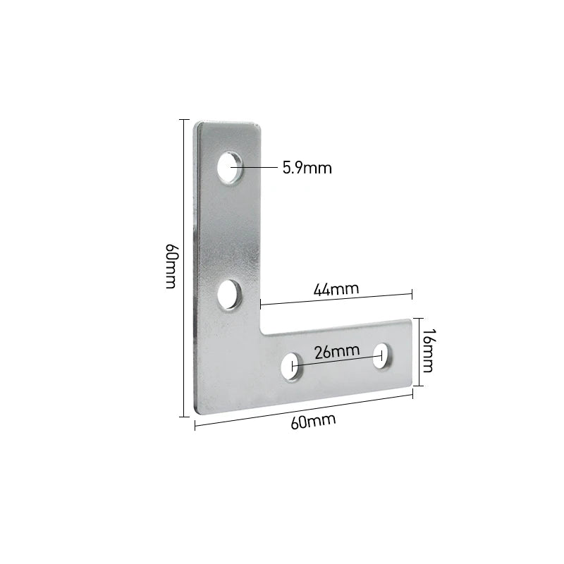 20/30/40/4080/4590L T-Shaped CrossSteel Connecting plate 5/10PCS