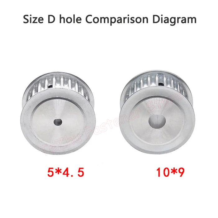 HTD3M 28 Teeth Timing Pulley – D Hole Synchronous Wheel