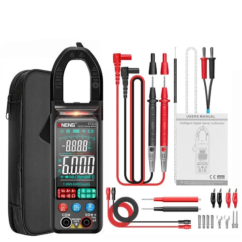 ST212 Digital Clamp Meter 6000 Counts AC/DC Current Multimeter