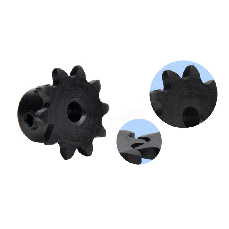 1pc 17T 04C engranaje de cadena 45# acero 17 dientes transmisión industrial 