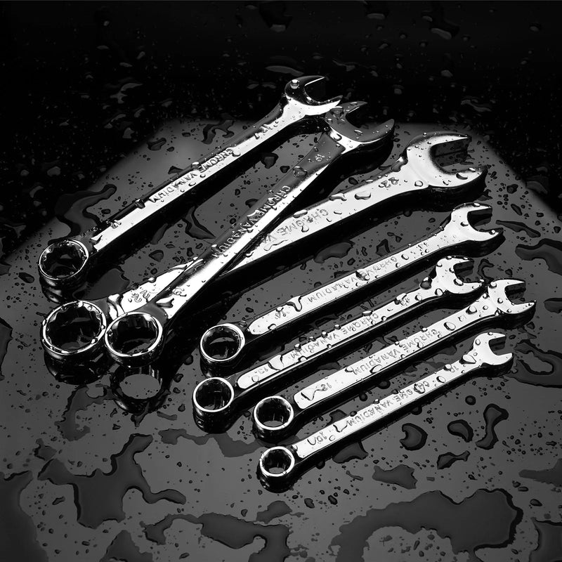 Combination Metric Wrench Set 6-32mm Chrome Vanadium Opened Ring