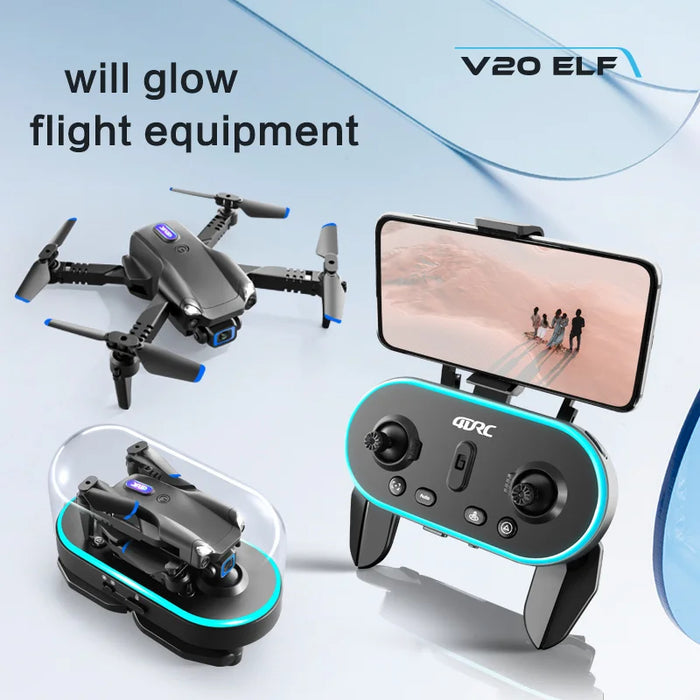 V20 Foldable Drone with 4K Camera, Altitude Hold, and WiFi FPV