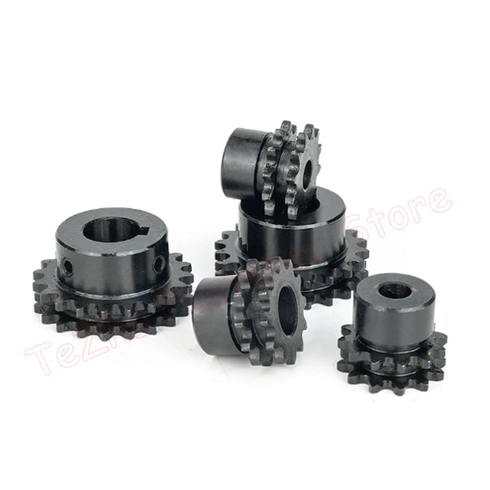 16T-18T 04C 25H Double Row Sprocket for Roller Chain