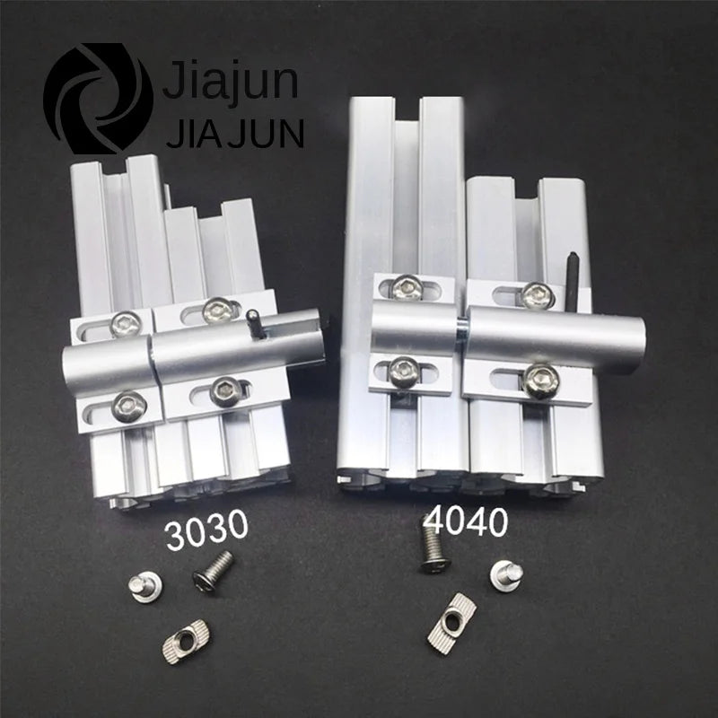 Pestillo de puerta 3030/4040 + pernos y tuercas puerta de perfil de aluminio 1 Juego 