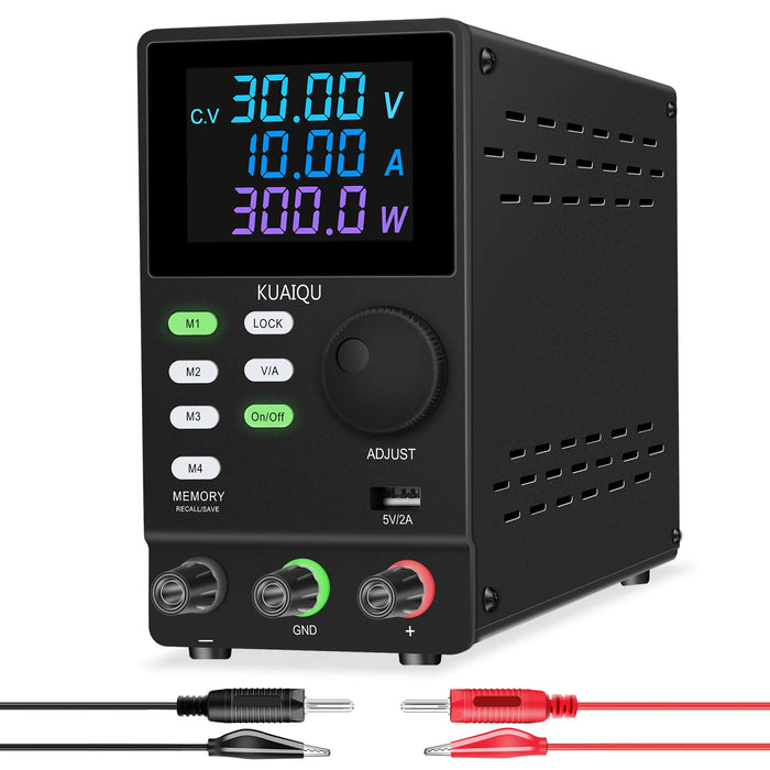 Versatile Programmable DC Power Supply, 200V, 300V, 400V 1A with RS-232 and Automatic Control