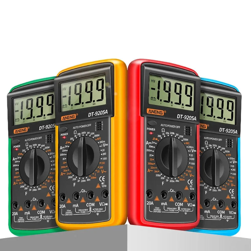 DT9205A Digital Multimeter with LCD Display