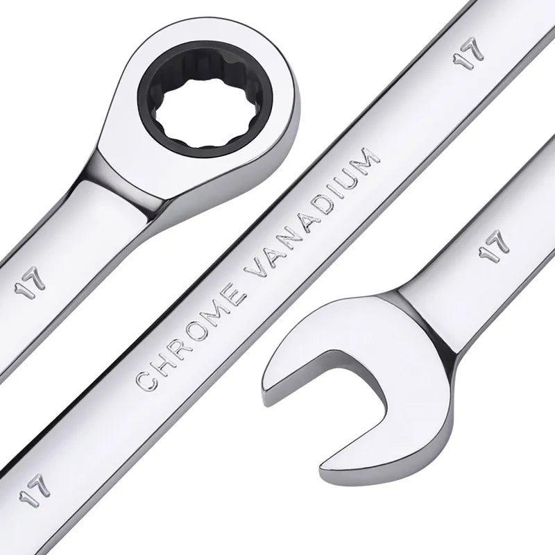 Ratcheting Combination Wrench Set