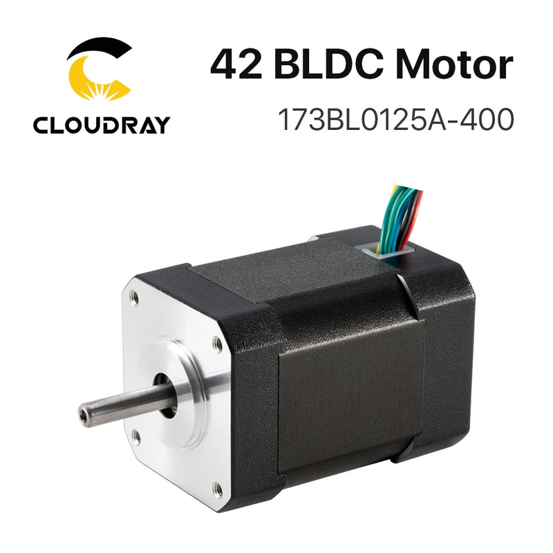 Motor Sin Escobillas Cloudray Nema17 52W 42mm Trifásico 4000Rpm 24VDC Cuadrado 