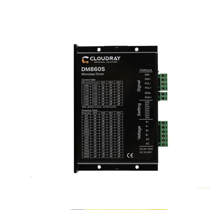 DM860S Stepper Motor Driver – 24-100VDC / 18-80VAC for Nema 34 Stepping Motors