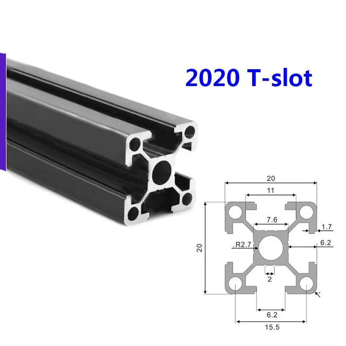 20x20 T-slot/V-slot Modular Aluminum Profile System