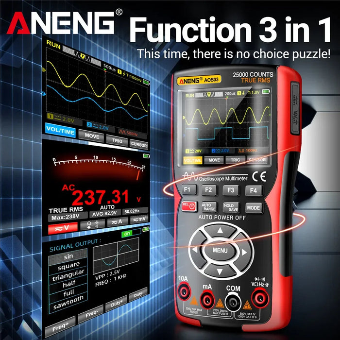 Oscilloscope Multimeter - 3-in-1