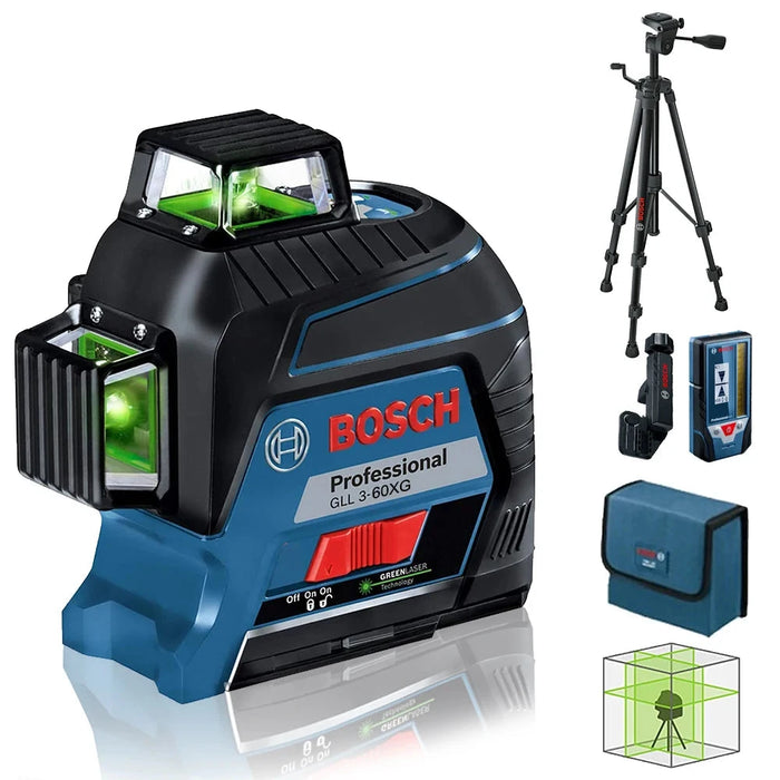 BOSCH 12 Lines Laser Level 360 Self Leveling Laser Level Green