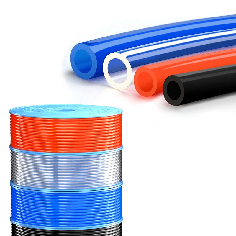 PU Pneumatic Tubing 4–12mm – Polyurethane Air Hose (10m–100m)
