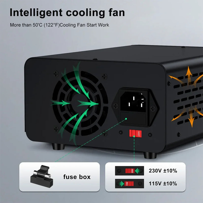 Adjustable Lab DC Power Supply 30V–160V Encoder Control with Memory Function (APS / EPS / TPS Series)