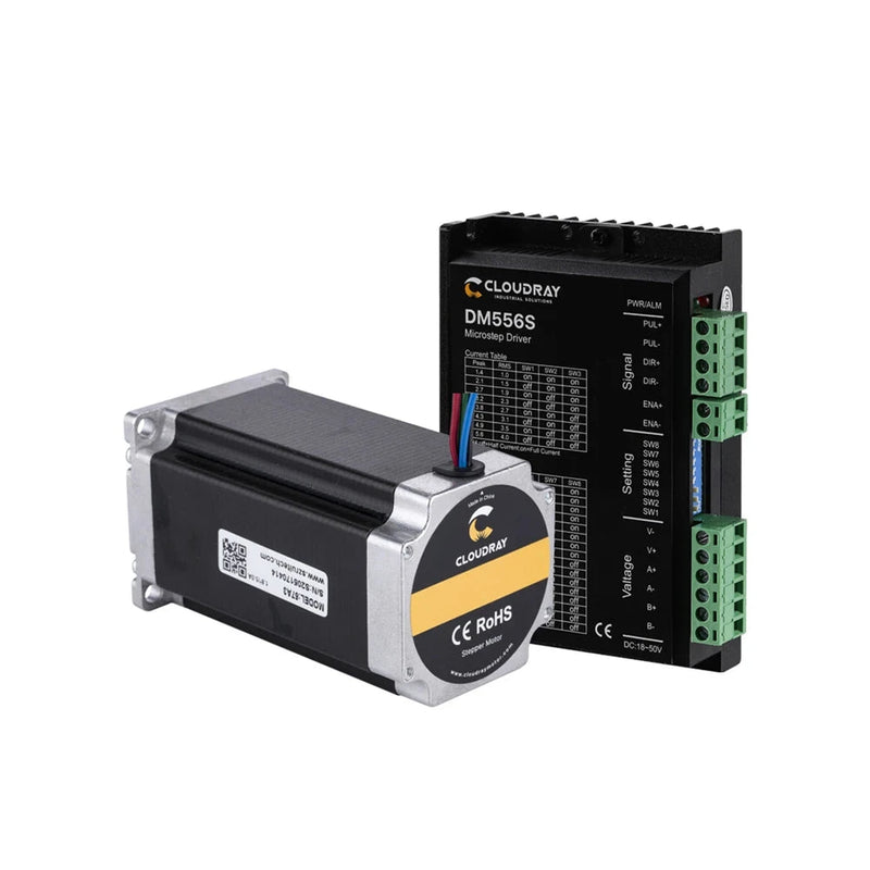 Kit de motor paso a paso de circuito abierto Cloudray Nema 23, 2 fases, 3N.m, 5,0A