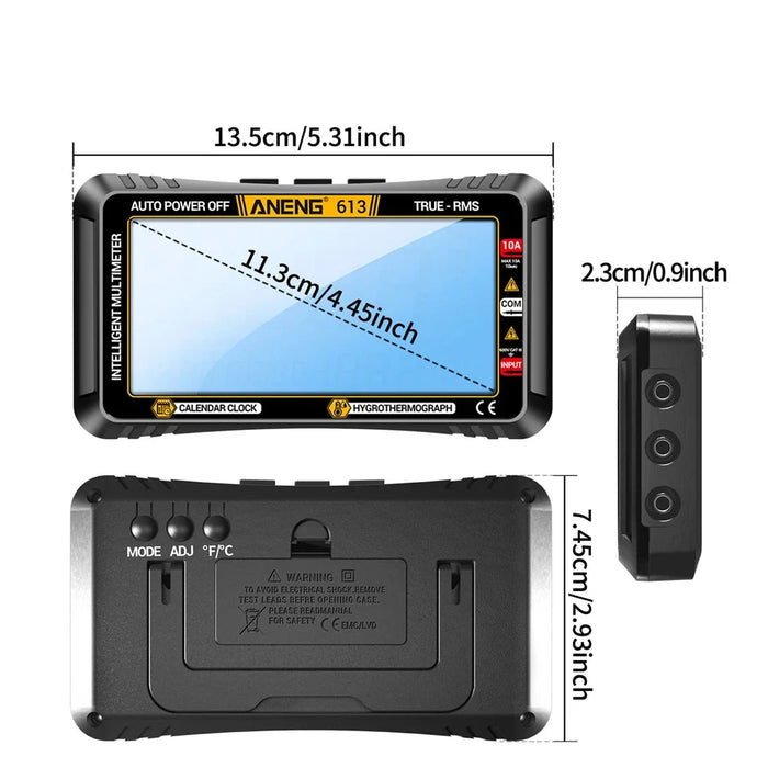 Smart Multimeter - 4000 Count Digital Tester for AC/DC Voltage, Current, Resistance, and More