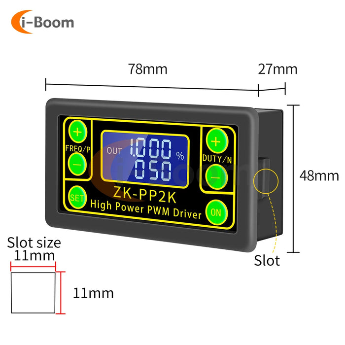 ZK-PP2K Cycle Delay Drive Module PWM Motor Governor Frequency Duty