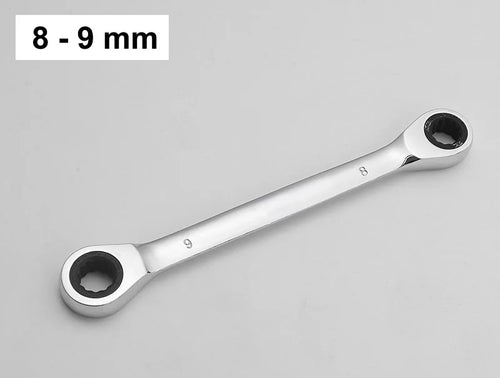 Double Head Ring Ratchet Wrench 8/9/10/11/12/13/14/15/16/17/18/19mm