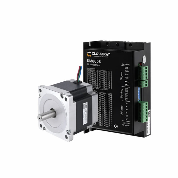 Cloudray Nema 34 Schrittmotor mit offenem Regelkreis, 4,5 Nm, 4,2 A, 12,7 mm Welle 