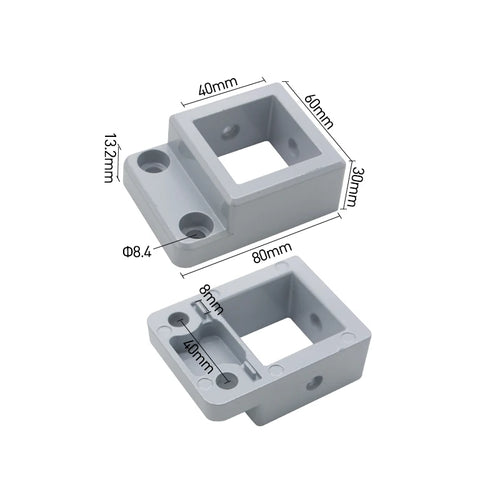 30x30 / 40x40 Aluminum Profile Fixed Base Connection Block Support – 1PCS