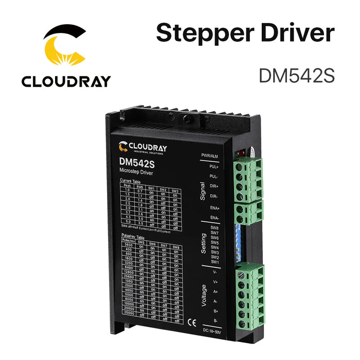 Nema 17/23 DM542S Open Loop Stepper Driver - 1.0-5.0A, 18-50V DC