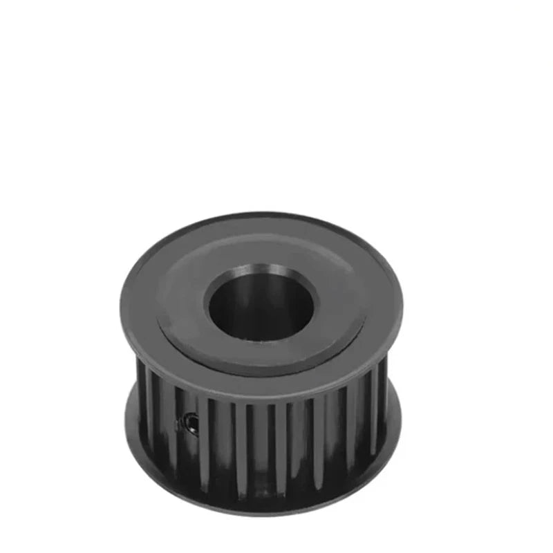 HTD3M 24 25 dientes negro 45# polea de sincronización de acero HTD-3M 24T 25T 