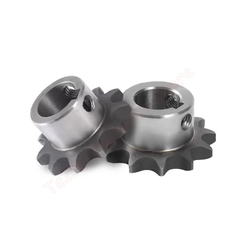 1 unidad 08B 40 dientes engranaje de cadena 45 # acero 40T piñón de accionamiento Industrial 