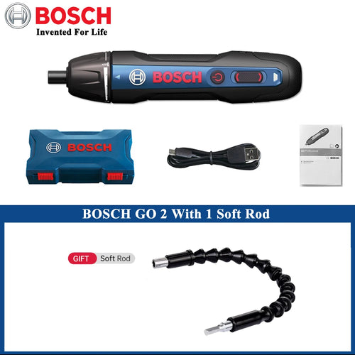 Bosch Go2 Electric Screwdriver Set 3.6V Rechargeable