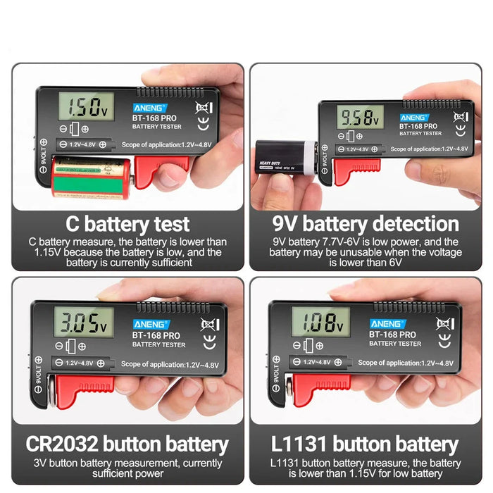 BT-168 PRO Universal Digital Battery Tester