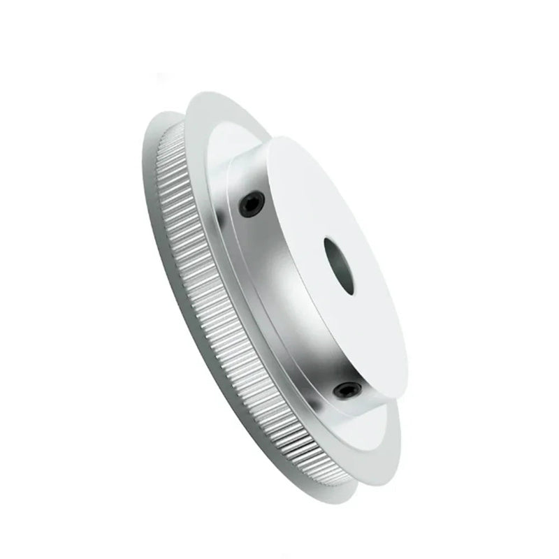 2GT Aluminum Timing Pulley – 80–120 Teeth, 5–25mm Bore, for 6/10mm Belt