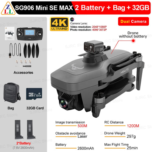 ZLL SG906 Mini SE Drone 4K Profesional HD Camera Dron With 1503
