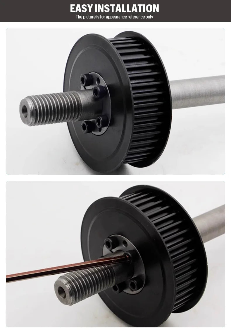 HTD 8M Timing Pulley (18–22 Teeth) – Steel, 8–20mm Bore, for 25/30mm Belt