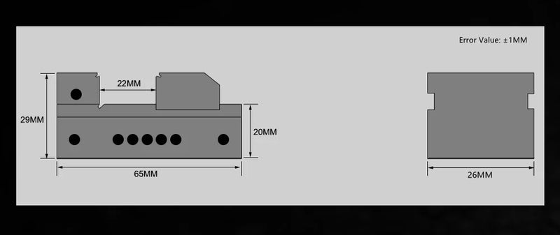 QKG25 Precision Mini Grinding Vise 1" – Tool Steel CNC EDM Clamp