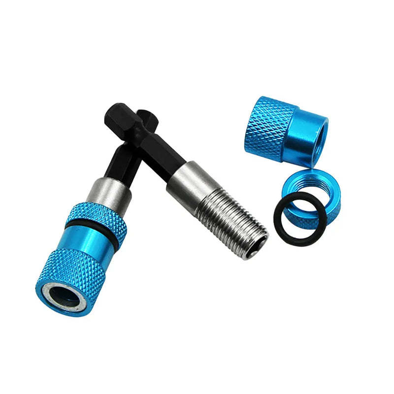 Vástago hexagonal Profundidad del tornillo Portapuntas de destornillador magnético Hex de 1/4 de pulgada 