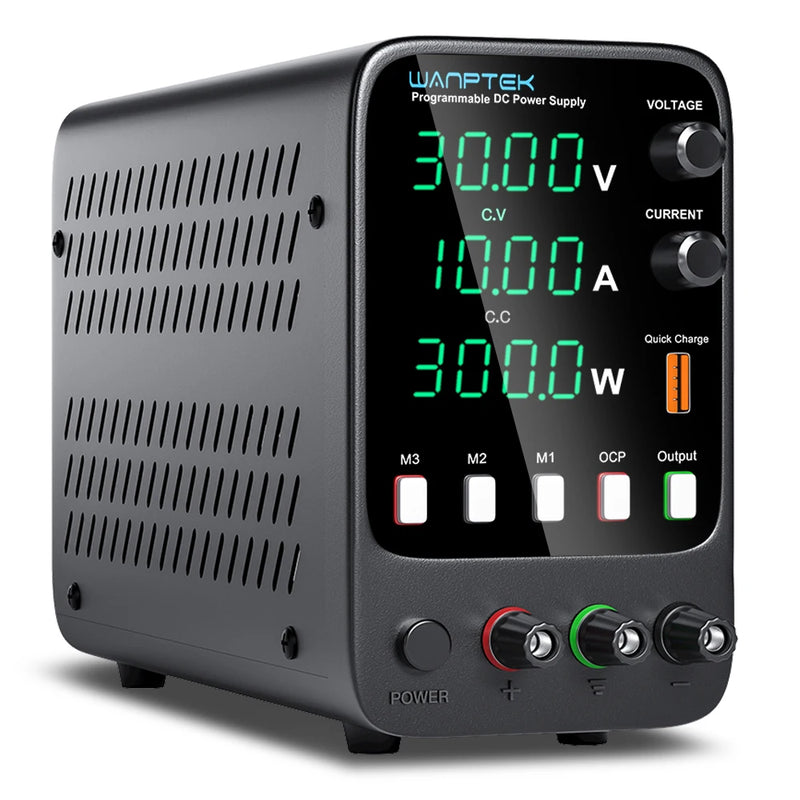 Adjustable DC Bench Power Supply 30V 5A–10A USB Display Lab Voltage Regulator (GA3010H / DPS3010U)