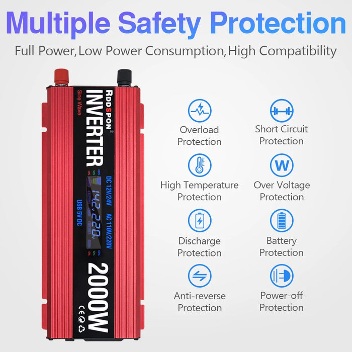 Modified Sine Wave Inverter – 600W/1000W/2000W