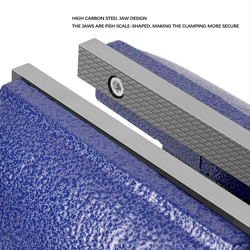 Heavy Duty Bench Vise 4" 5" 6" – 360° Swivel Base Cast Iron Vice