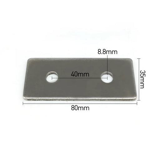 20/30/40/4080/4590L T-Shaped CrossSteel Connecting plate 5/10PCS